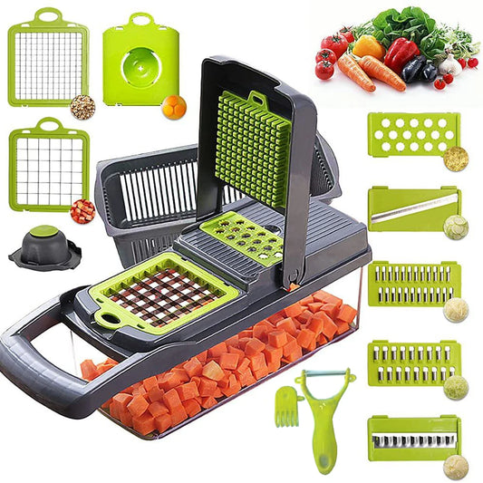 13 in 1 food, fruit, and vegetable cutter & chopper